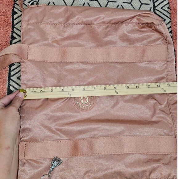 Kipling Asseni Tote Bag in Warm Rose Pink - Picture 11 of 13